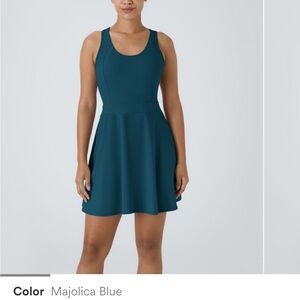 HALARA Majolica Blue Mini Dress